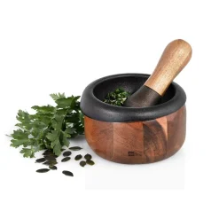 AdhocMörser Crush 2-tlg. Akazie