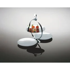 AlessiEtagere faltbar 33 cm Fatman mehrfarbig