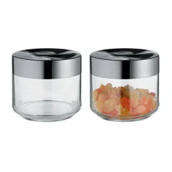 AlessiKüchendose m. Deckel Glas Julieta 50 cl