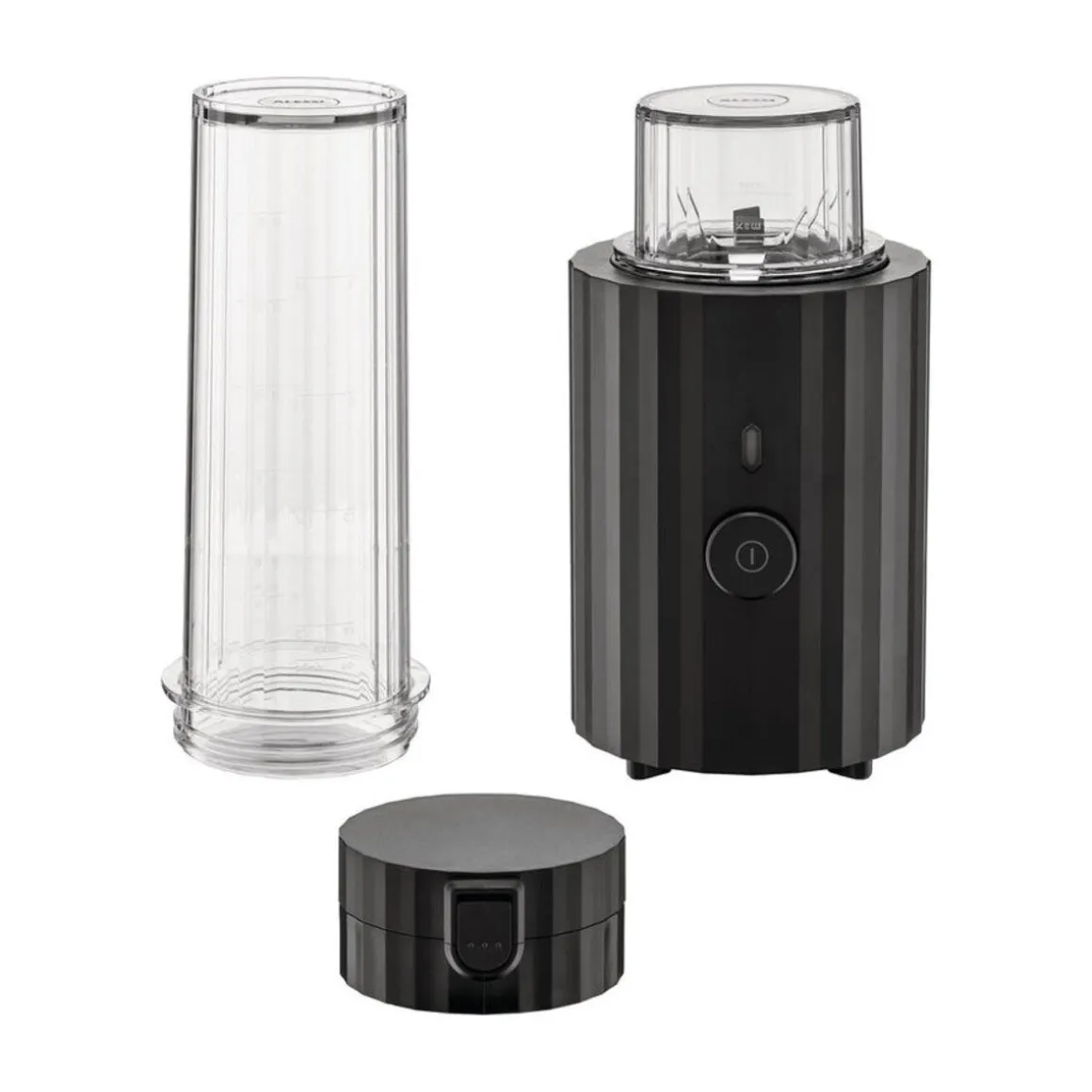 AlessiMixer 0,55 l 380 W Plissé schwarz