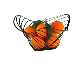 AlessiObstkorb Ø 33cm schwarz Trinity