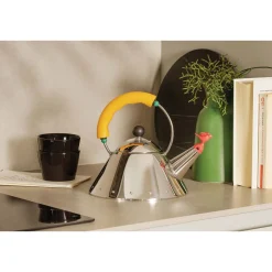 AlessiWasserkessel 9093/1 1,0 l Michael Graves gelb