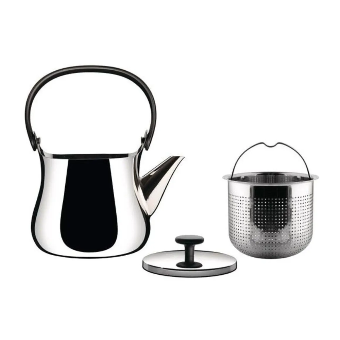 AlessiWasserkessel Cha 0,9 l edelstahl