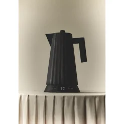 AlessiWasserkocher 1,7 l 2200 W Plissé schwarz