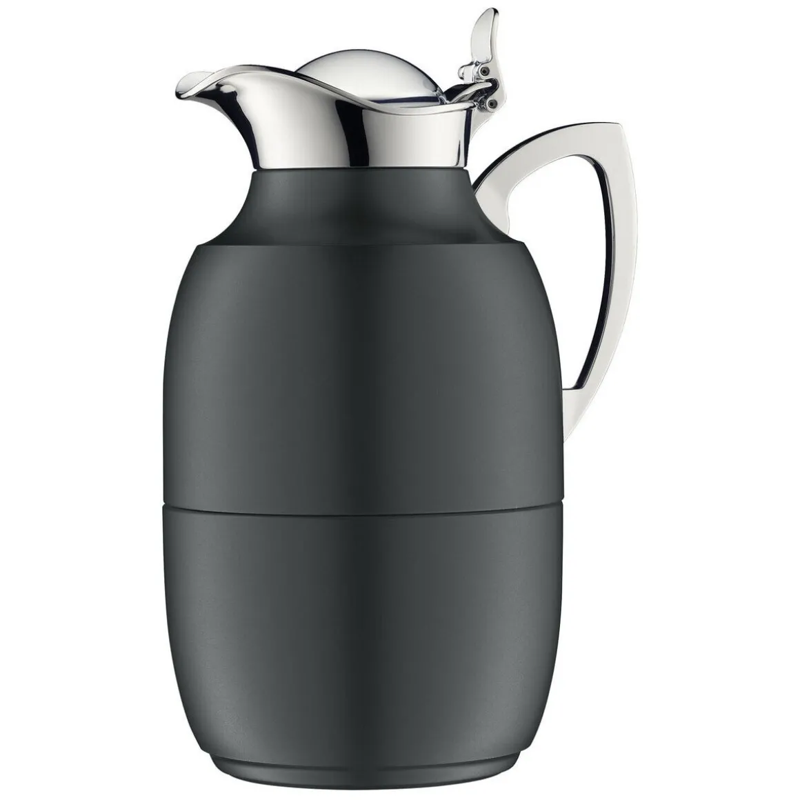 AlfiIsolierkanne 1,0 l Juwel Satin Black Mat
