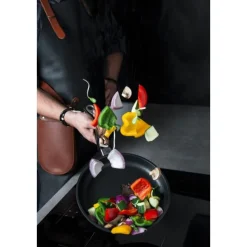 AMT GastrogussBratpfanne 24cm flach beschichtet H=4cm nicht induktionsfähig