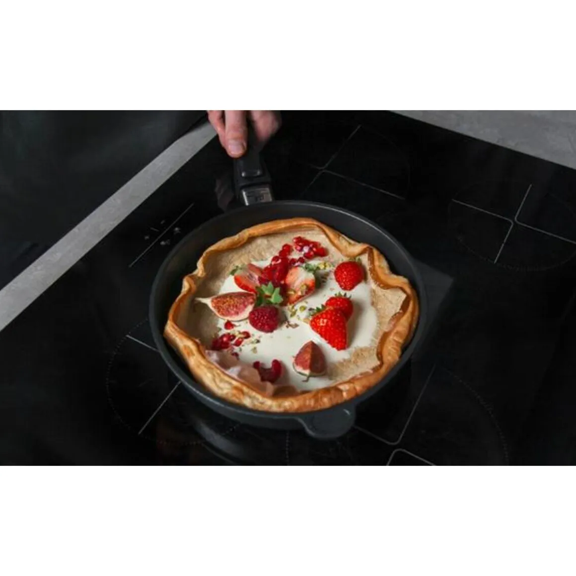 AMT GastrogussBratpfanne 24cm beschichtet H=5cm nicht induktionsfähig