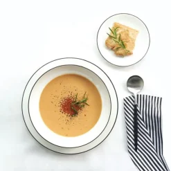 ASADessertteller D. 21 cm A Table Ligne noir