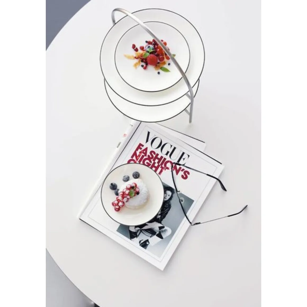 ASASchüssel 15 cm A Table Ligne Noir