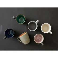 BitzHenkelbecher 30cl grau/rosa