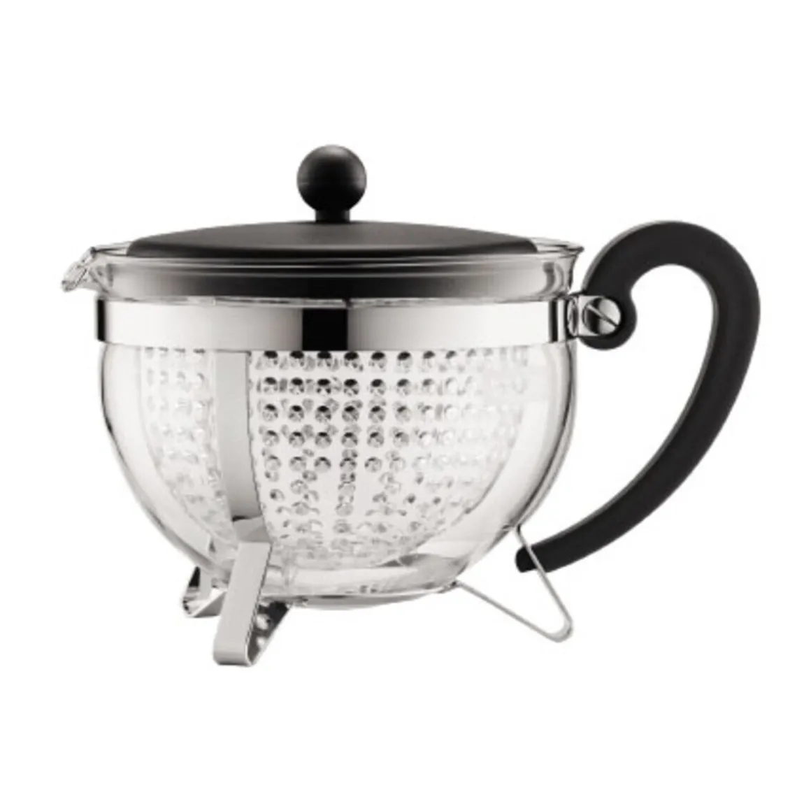 BodumTeekanne 1,3 l Chambord schwarz