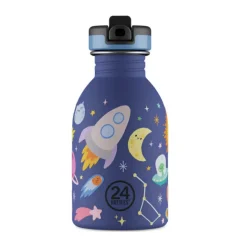 24bottlesTrinkflasche 0,25 l Kids Bottle Space Friends