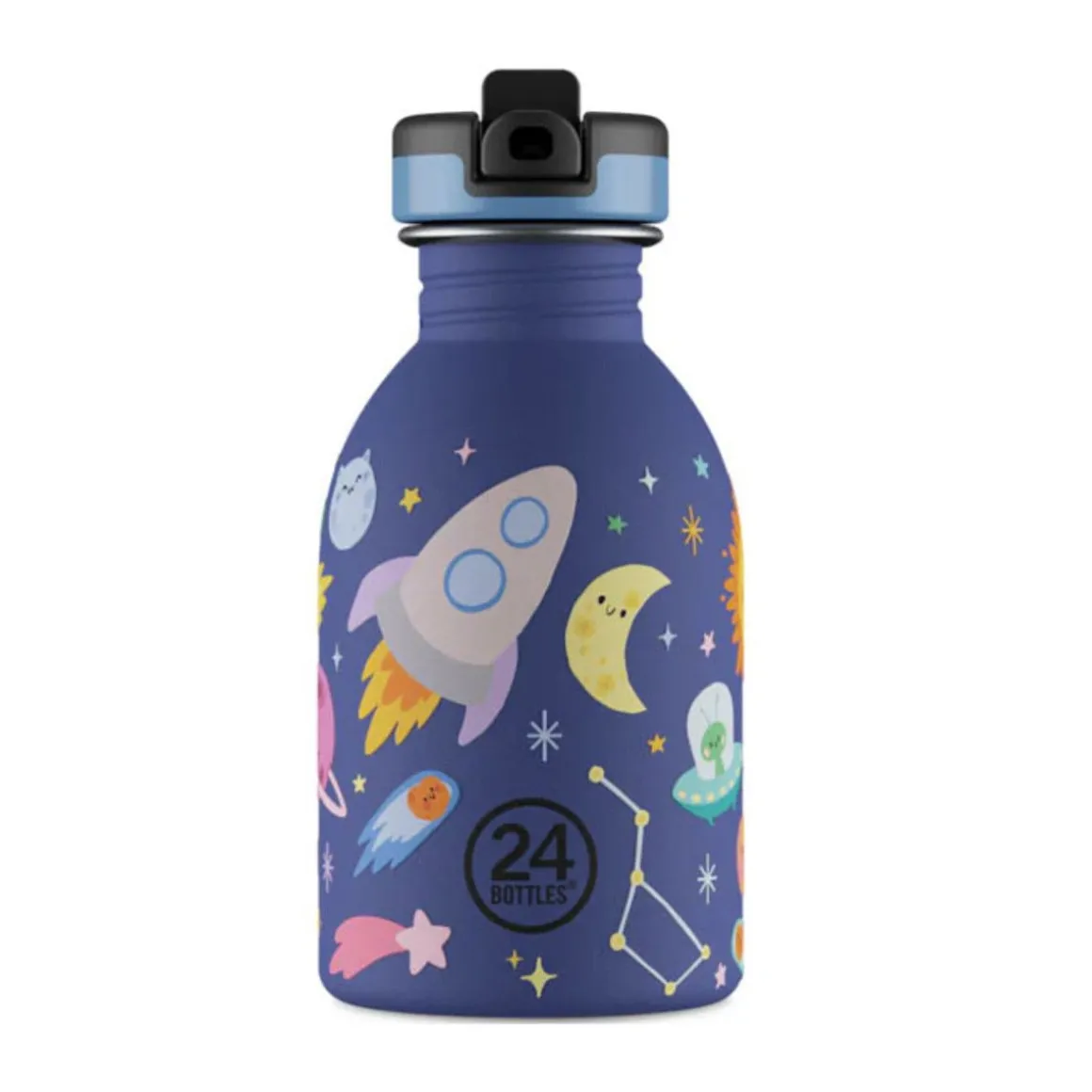 24bottlesTrinkflasche 0,25 l Kids Bottle Space Friends