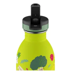24bottlesTrinkflasche 0,5 l Kids Bottle Veggie Friends