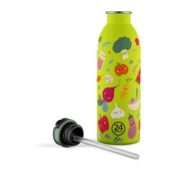 24bottlesTrinkflasche 0,5 l Kids Bottle Veggie Friends