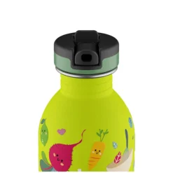 24bottlesTrinkflasche 0,25 l Kids Bottle Veggie Friends