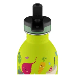 24bottlesTrinkflasche 0,25 l Kids Bottle Veggie Friends