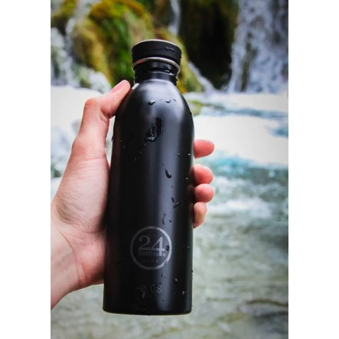 24bottlesTrinkflasche 0,5 l Urban Bottle Tuxedo Black