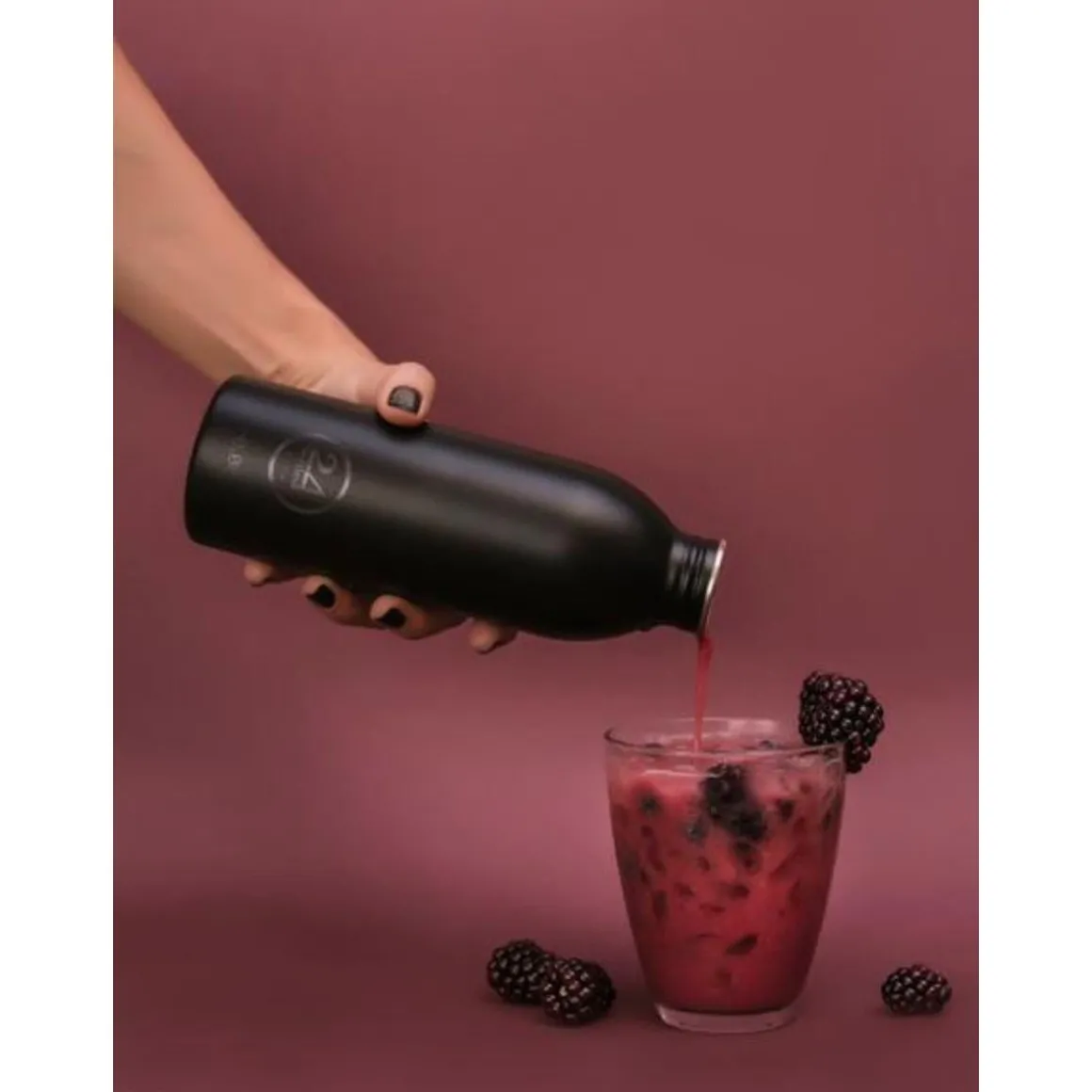 24bottlesTrinkflasche 0,5 l Urban Bottle Tuxedo Black