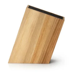 ContinentaMesserblock m. flex. Einsatz Eiche 28,5x8x19cm