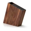 ContinentaMesserblock m. flex. Einsatz/Behälter Walnuss 31x8x24,5cm
