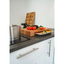 ContinentaSchneidebrett mit Schublade 39x27x6 cm Stirnholz