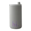 Design LettersReisebecher hi. 0,35 l grau