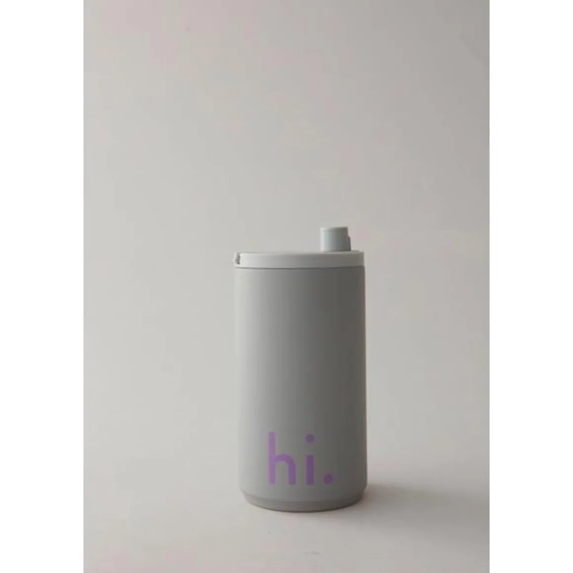 Design LettersReisebecher hi. 0,35 l grau