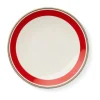 DibbernDessertteller 24 cm Capri Rot/Anthrazit