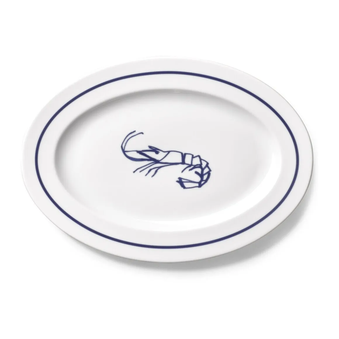 DibbernPlatte 33 cm Solid Color Brasserie Marine