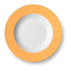 DibbernSuppenteller 23 cm Solid Color Mandarine