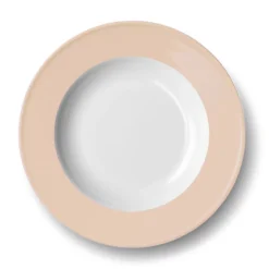 DibbernSuppenteller 23 cm Solid Color Peach