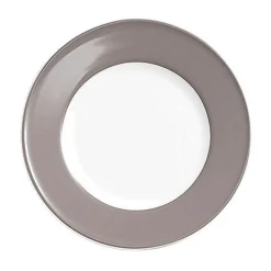 DibbernTeller flach 26 cm Fahne Solid Color kiesel