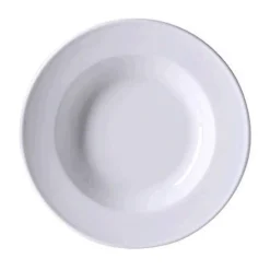 DibbernTeller tief 23 cm Fahne Solid Color weiss