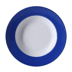 DibbernTeller tief 23 cm Fahne Solid Color kornblume