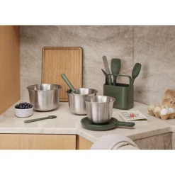 Eva SoloRührschüssel-Set 3-tlg. Green tools brushed steel