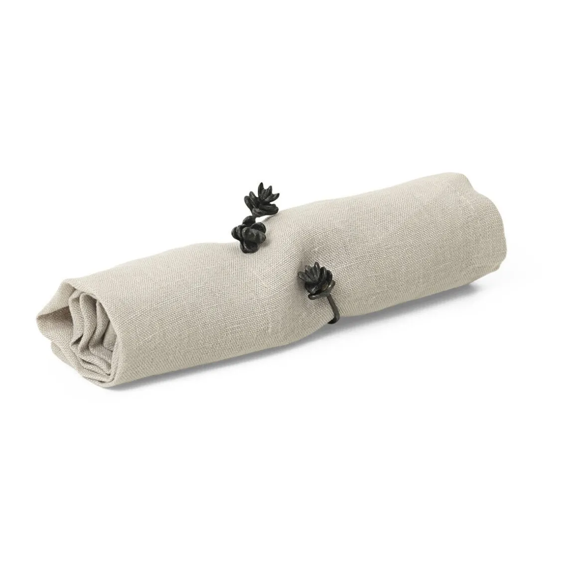 ferm LIVINGServiettenringe 4er-Set Forest Black Brass