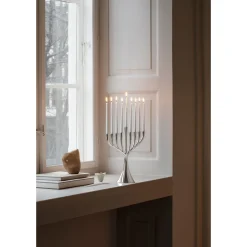 Georg JensenChanukka-Kerzen 18er-Set Cobra weiß