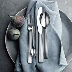 Georg JensenKuchengabel 4er-Set Bernadotte Edelstahl glänzend