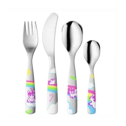 Gnali & ZaniKinderbesteck 4-tlg Kleine Einhörner