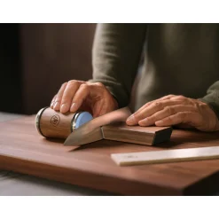 Horl-1993Rollschleifer Horl 3 13,3x12 cm Nussbaum