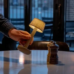 Humble LightsTischleuchte 21 cm 1,3 W Humble Two Beige Linen