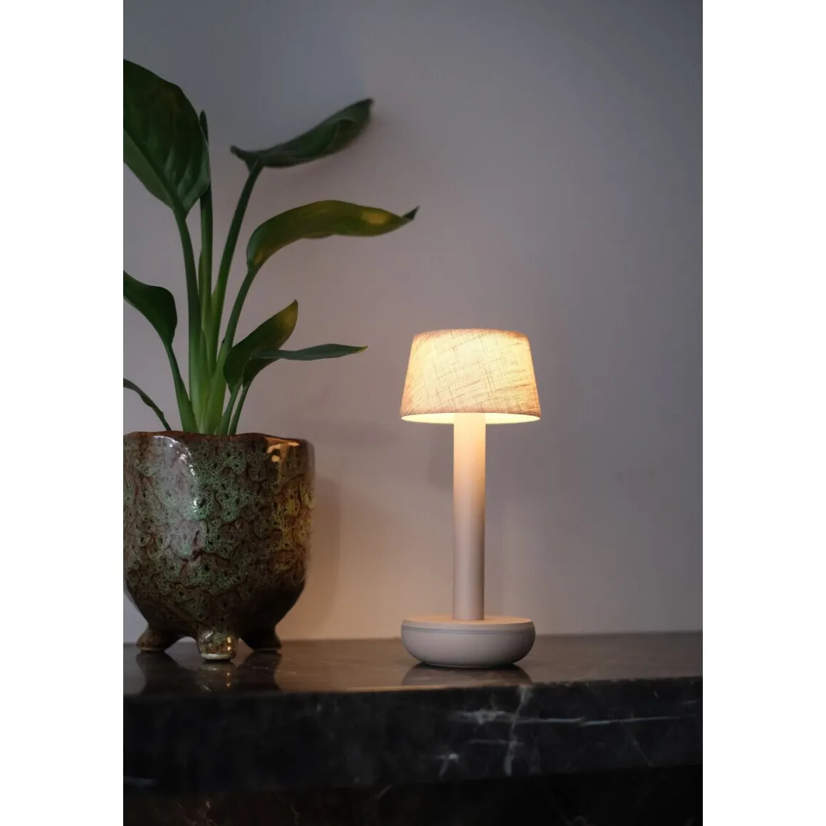 Humble LightsTischleuchte 21 cm 1,3 W Humble Two Beige Linen