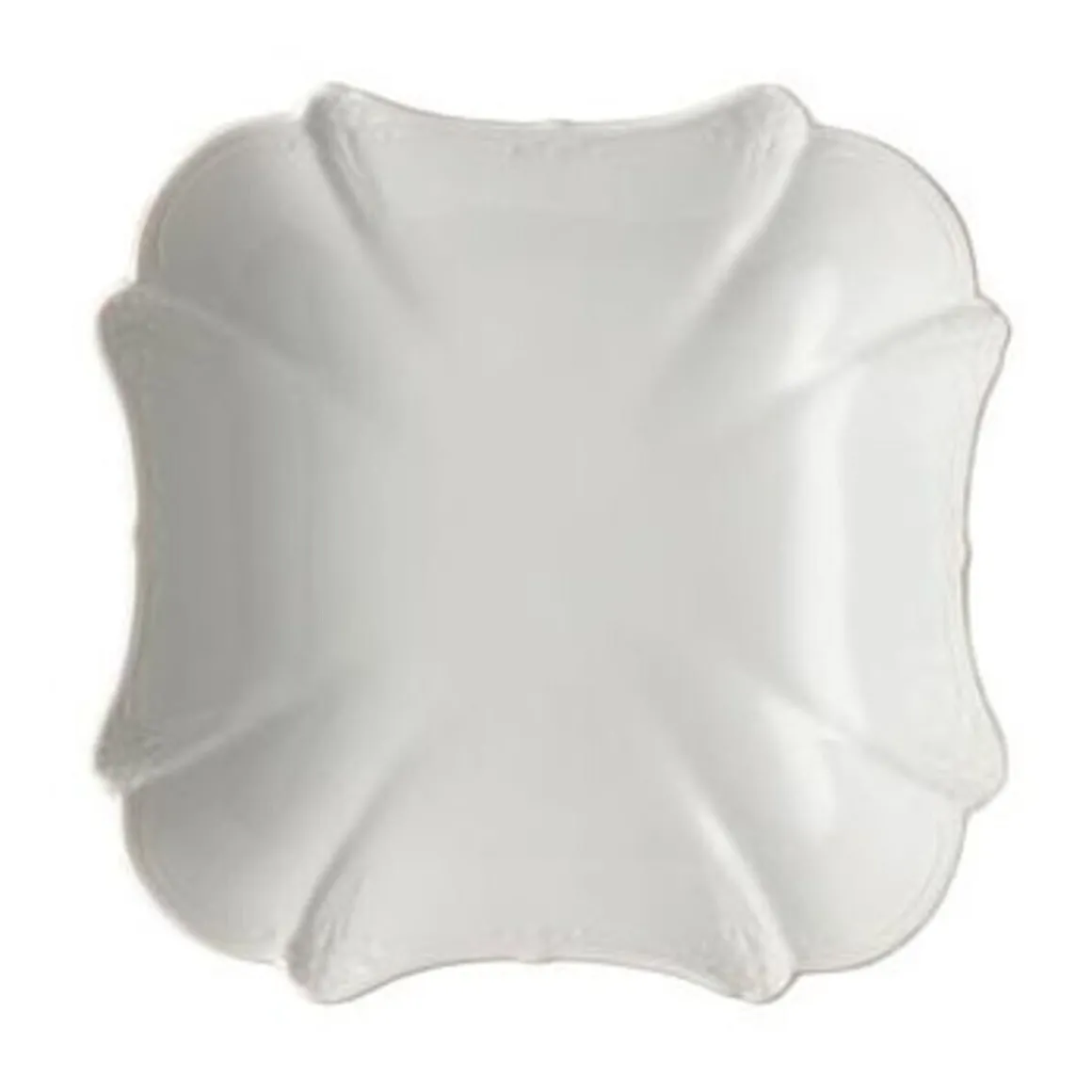 HutschenreutherSchüssel eckig 23cm Baronesse Weiss