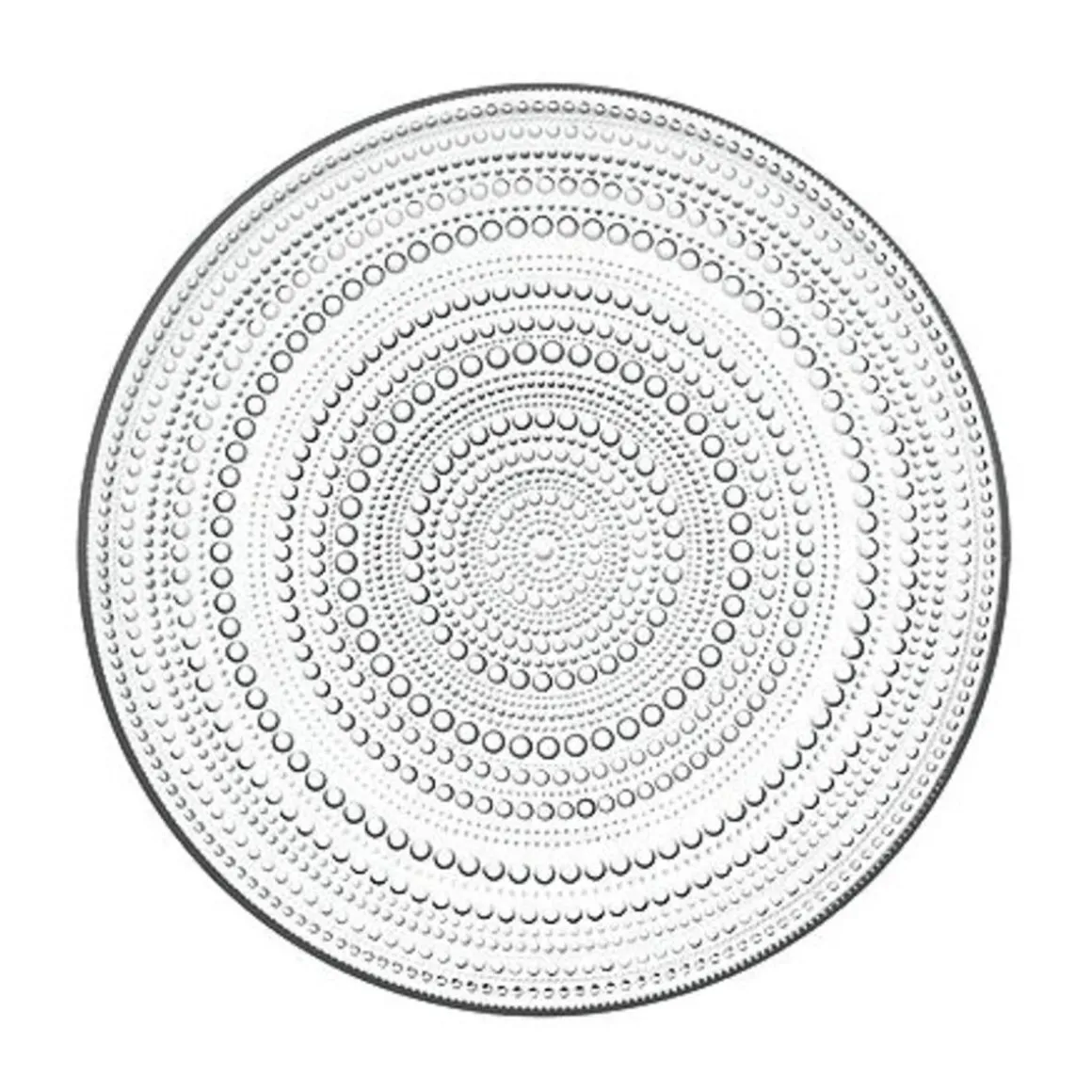 IittalaTeller 32 cm Kastehelmi klar