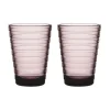 IittalaTrinkglas 2er-Set 0,33 l Aino Aalto Violett