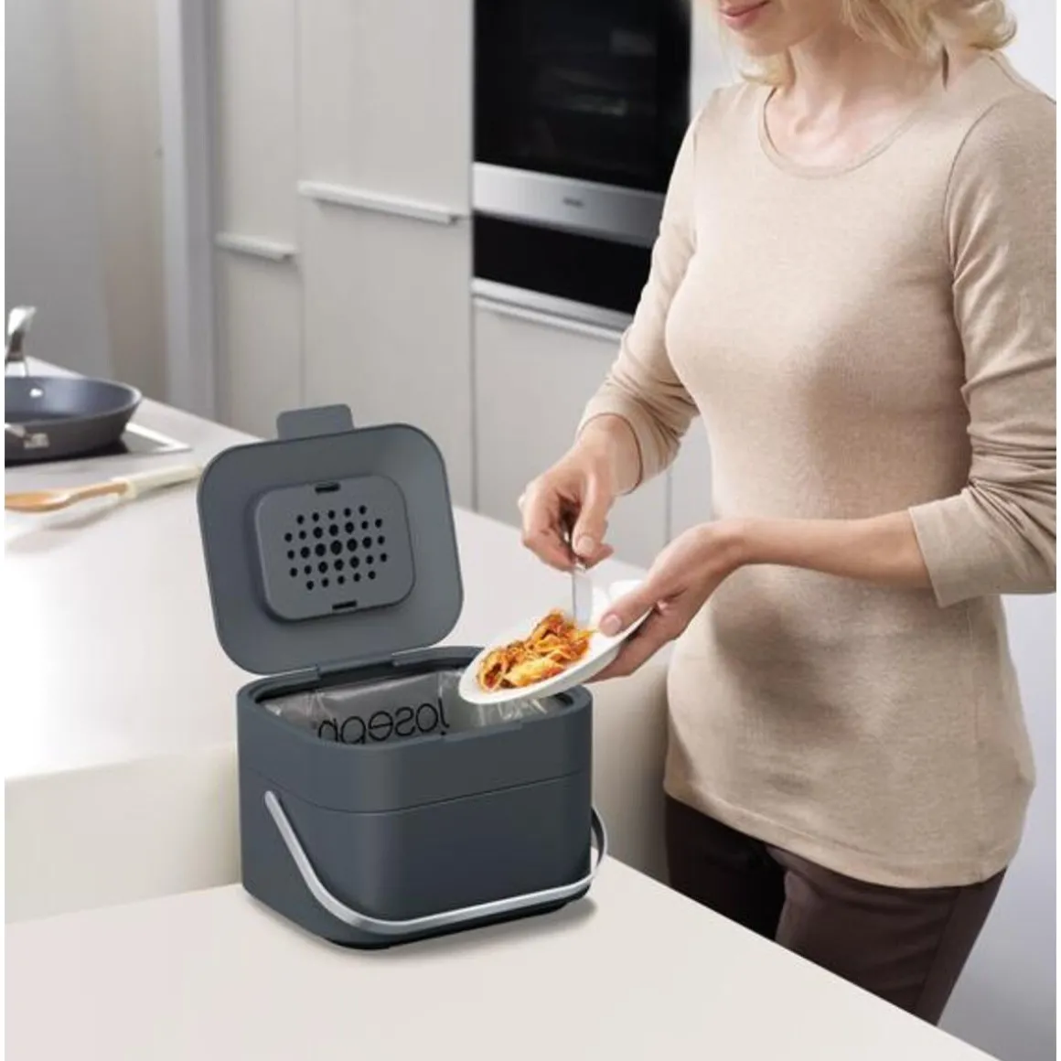 Joseph JosephMülleimer 4l Stack graphit