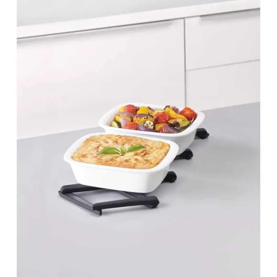 Joseph JosephTopfuntersetzer Stretch 25x8 cm schwarz