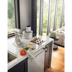 KitchenAidFood-Processor-Vorsatz 5KSM2FPA zu Küchenmaschine