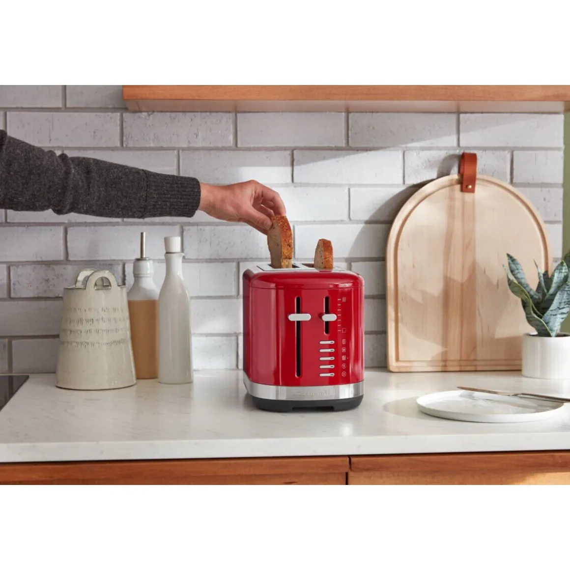 KitchenAid2-Scheiben-Toaster 31 cm 980 W Empire Rot